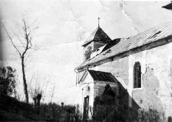 A II. világháborúban találatot kapott református templom
